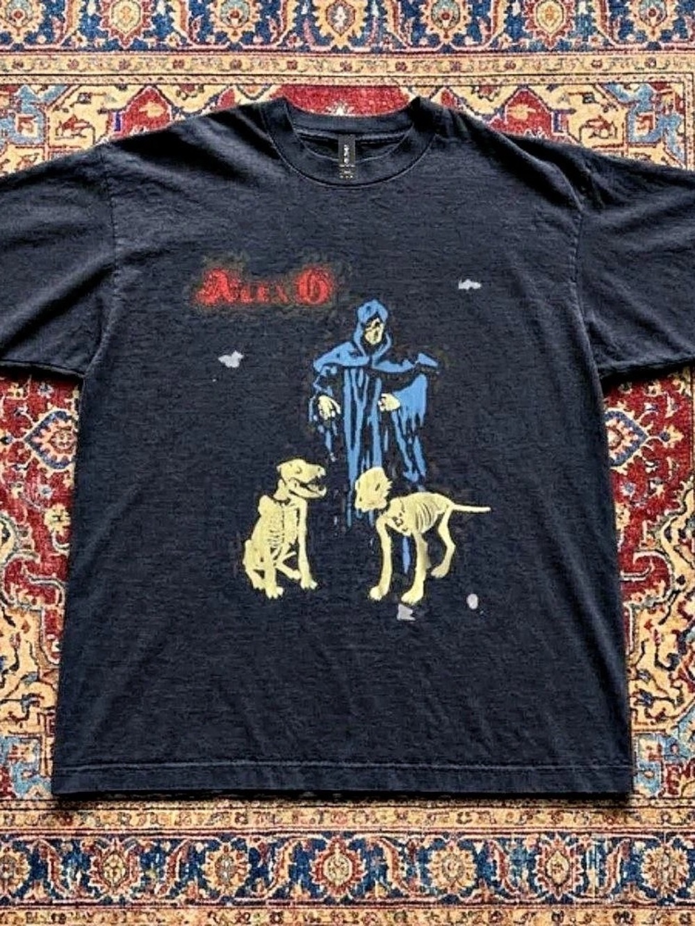 Alex G Grim Reaper Tee Graphic Short Sleeve Black